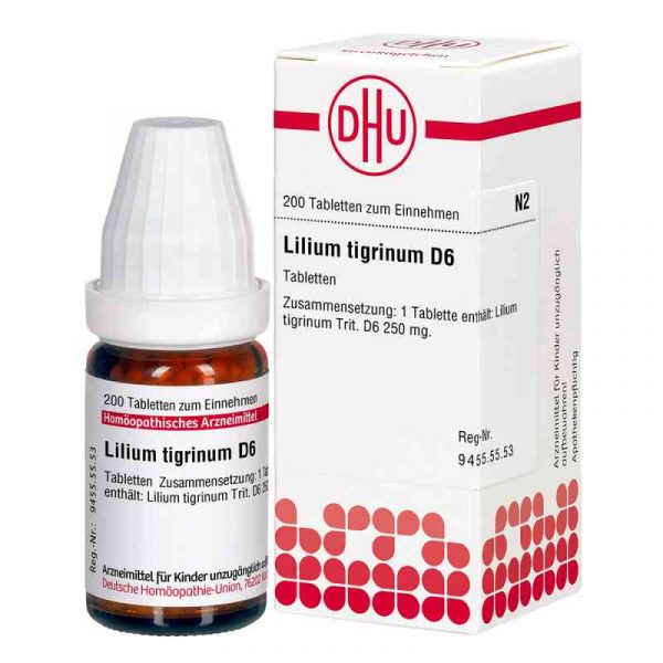 LILIUM TIGRINUM D6 200 COMPRESSE
