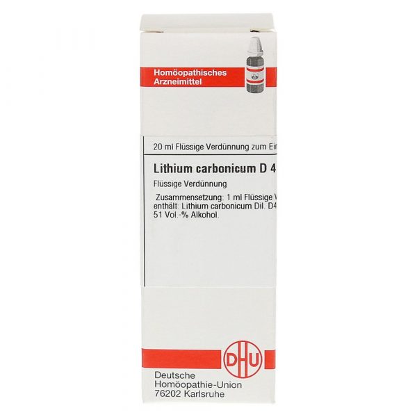 LITHIUM CARBONICUM D4 DILUIZIONE 20 ML
