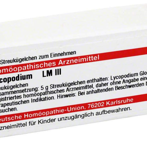 LYCOPODIUM LM III GLOBULI 5 G