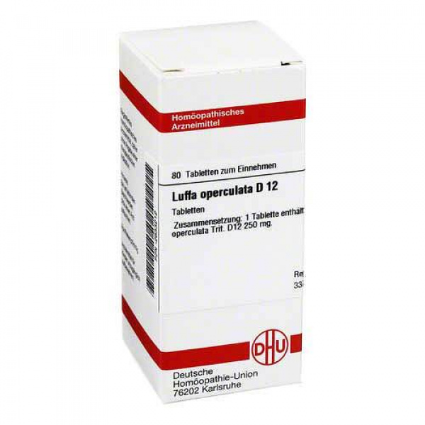 LUFFA OPERCULATA D12 80 COMPRESSE