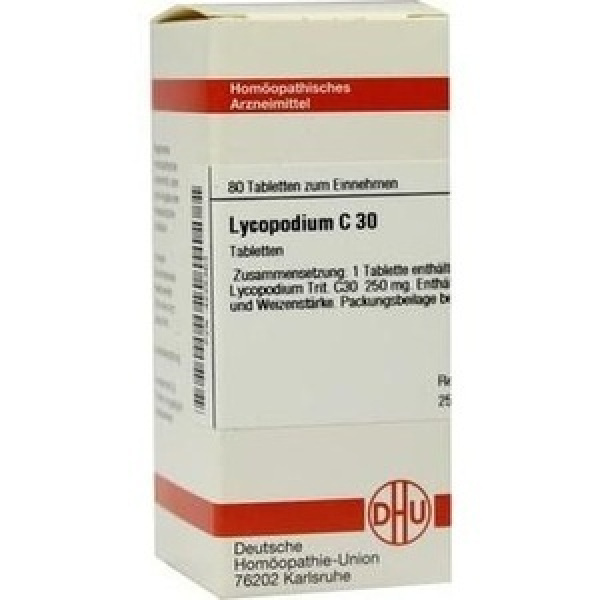 LYCOPODIUM C30 80 COMPRESSE