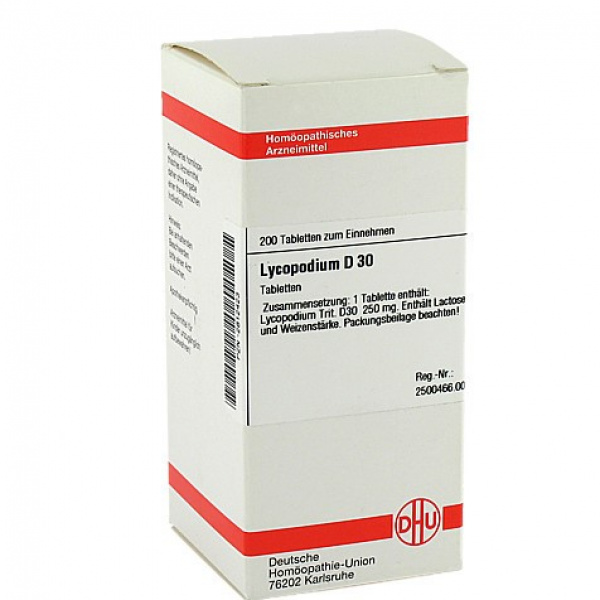 LYCOPODIUM D30 200 COMPRESSE