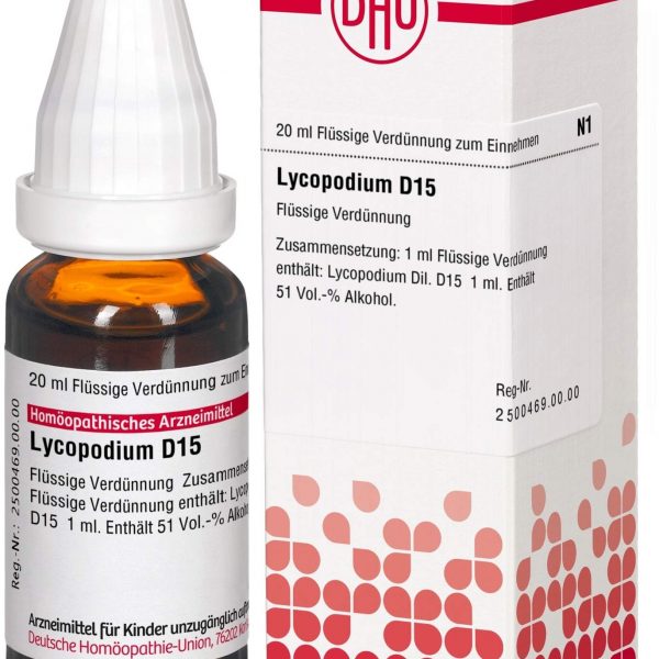 LYCOPODIUM D15 DILUIZIONE 20 ML