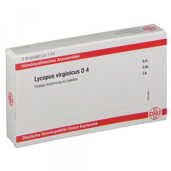 LYCOPUS VIRGINICUS D4 8x1 ml FIALE