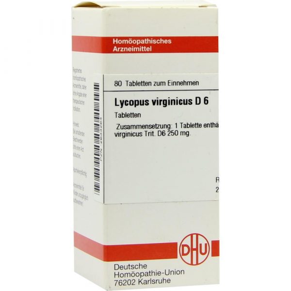 LYCOPUS VIRGINICUS D6 80 COMPRESSE