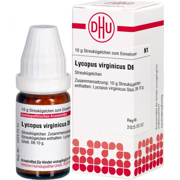 LYCOPUS VIRGINICUS D6 GLOBULI 10 G