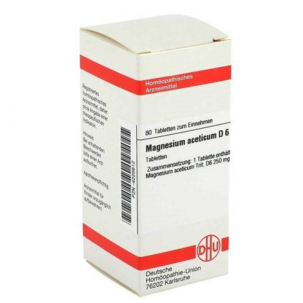 MAGNESIUM ACETICUM D6 80 COMPRESSE