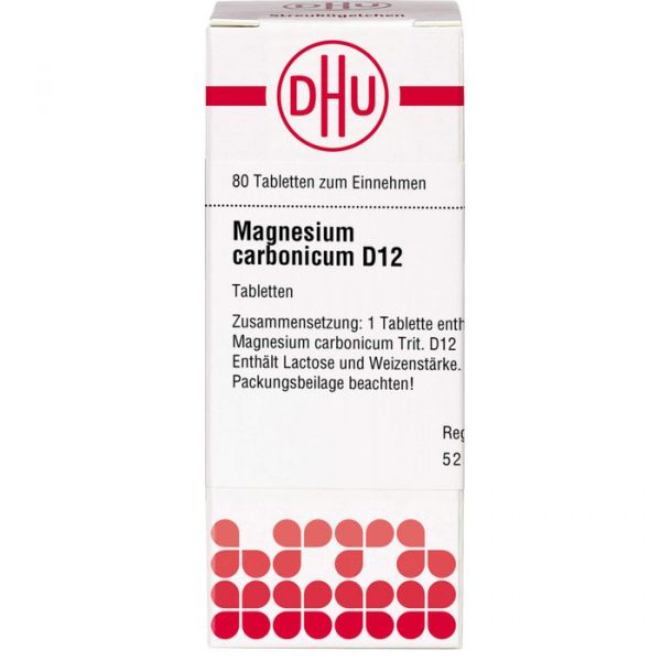 MAGNESIUM CARBONICUM D12 80 COMPRESSE