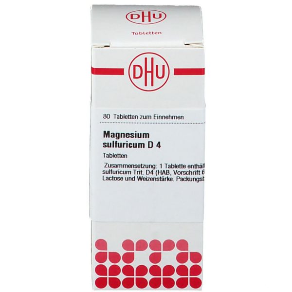 MAGNESIUM SULFURICUM D4 80 COMPRESSE