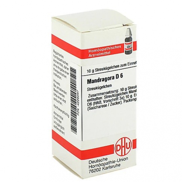 MANDRAGORA D6 GLOBULI 10 G