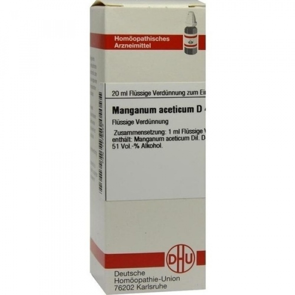 MANGANUM ACETICUM D4 DILUIZIONE 20 ML