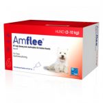 AMFLEE 67 mg Spot-on Lsg.f.kleine Hunde 2-10kg confezione da 6 pipette