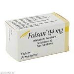 Folsan 0,4 mg 50 compresse