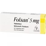 Folsan 5mg 20 compresse