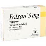 Folsan 5mg 50 compresse