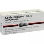 KOHLE TABLETTEN 50 stk. ( COMPRESSE DI CARBONE 50 pz )