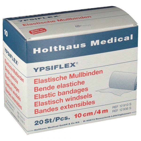 ELAST MULLBINDE 4MX10CM   20stk            (  ELAST MULL BINDING 4MX10CM )  20pz