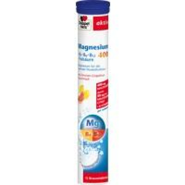 Doppelherz Magnesium 400 + B-Vitamine + Fols. 150 stk  Doppelherz Magnesio 400 + Vitamine B + Fols. 15 pz