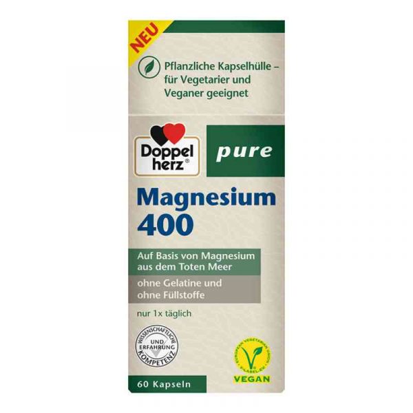 Doppelherz Magnesium 400 pure 60 stk ( Doppelherz Magnesio 400 puro 60 pz )