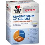 Doppelherz Magnesio + Calcio + Rame e Manganese 60 compresse depot bifasiche