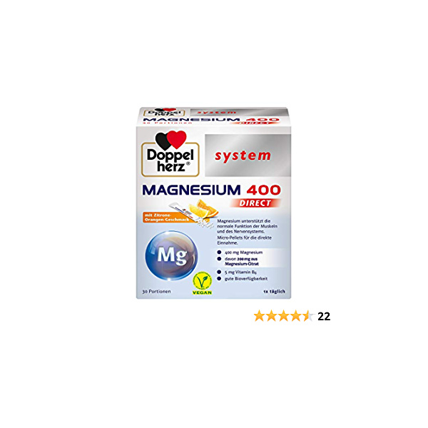 Doppelherz Magnesium 400 direct system 30 stk (Doppelherz Magnesio 400 diretta sistema 30 pz)