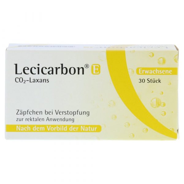 Lecicarbon E CO2-Laxans 30 stk  (Lecicarbonio E CO2 lassativo  30 pz)