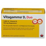 Vitagamma D3 Duo 1.000 I.E. 150 mg Magnesium NEM 50 stk  (Vitagamma D3 Duo 1.000 UI 150 mg magnesio NEM 50 pz)