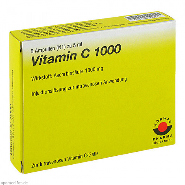 VITAMIN C 1000 5 x 5 ml (VITAMINA C 1000 5 x 5 ml)