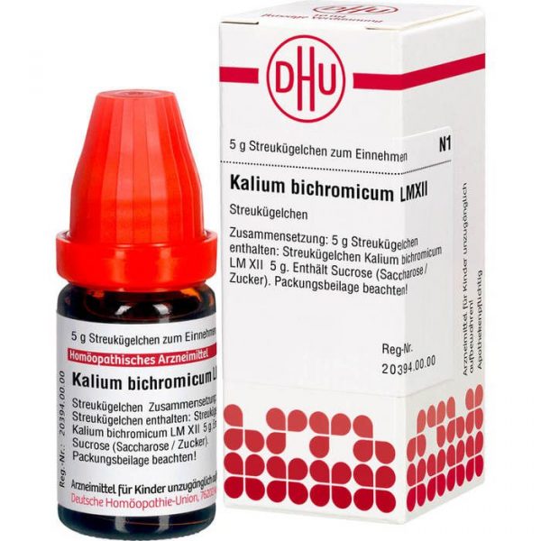 KALIUM BICHROMICUM LM XII GLOBULI 5 G