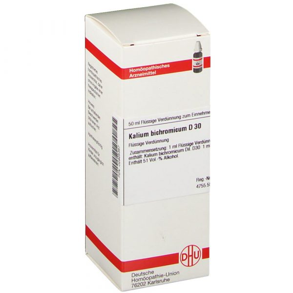 KALIUM BICHROMICUM D30 DILUIZIONE 50 ML
