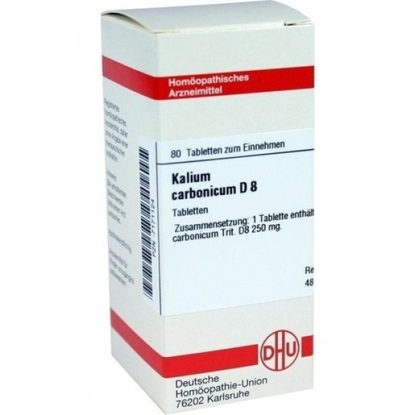 KALIUM CARBONICUM D8 80 COMPRESSE
