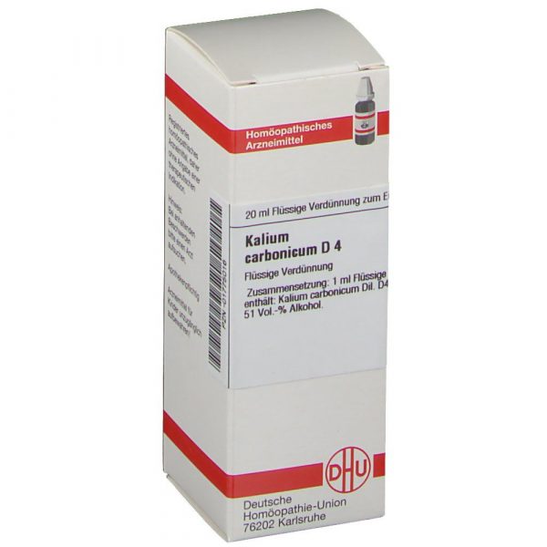 KALIUM CARBONICUM D4 DILUIZIONE 20 ML