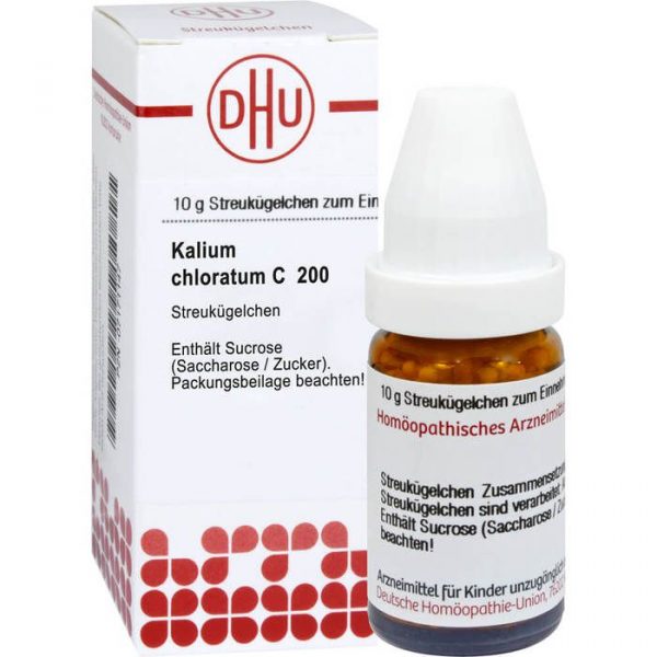 KALIUM CHLORATUM C200 GLOBULI 10 G