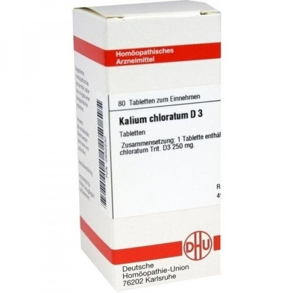 KALIUM CHLORATUM D3 80 COMPRESSE