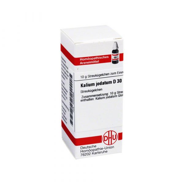 KALIUM JODATUM D30 GLOBULI 10 G