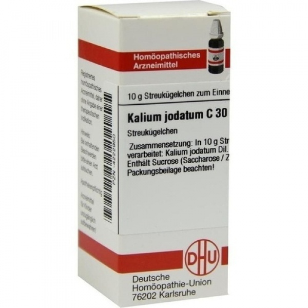KALIUM JODATUM C30 GLOBULI 10 G