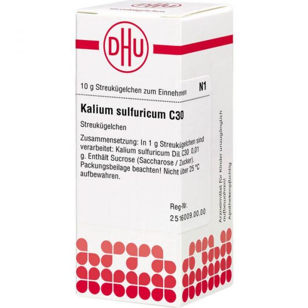 KALIUM SULFURICUM C30 GLOBULI 10 G