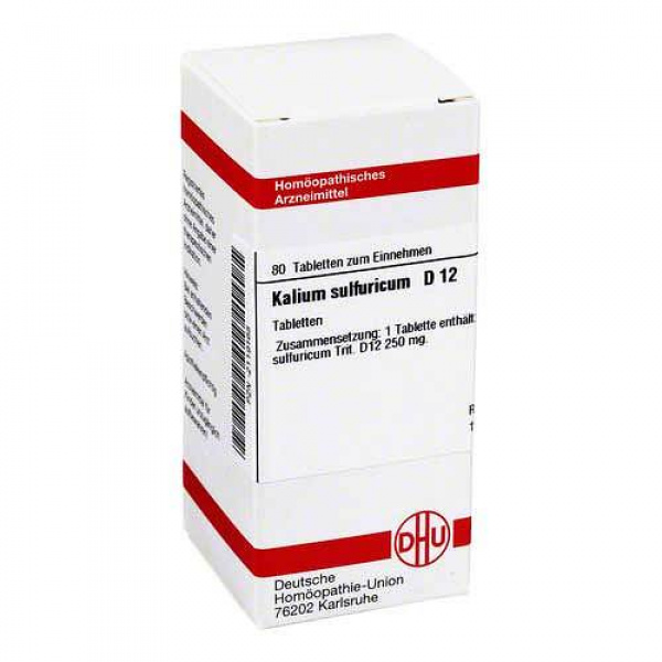 KALIUM SULFURICUM D12 80 COMPRESSE