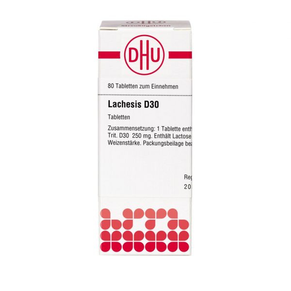 LACHESIS D30 80 COMPRESSE