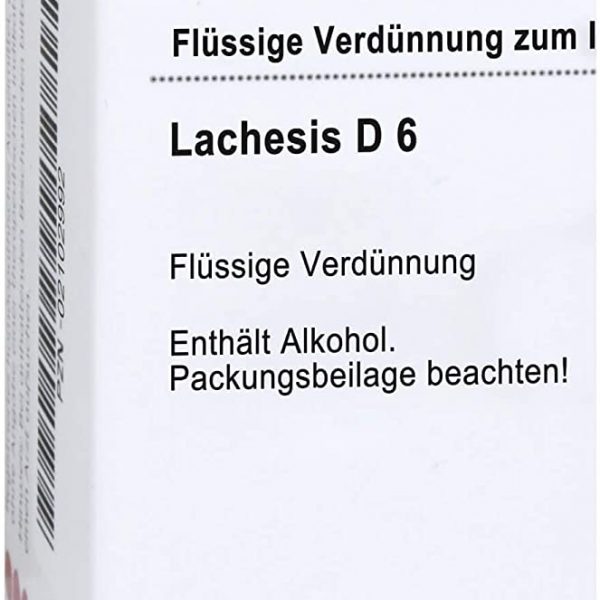LACHESIS D6 DILUIZIONE 20 ML