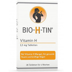 BIO H TIN Vitamin H 2.5mg für 4 Wochen  28 stk  (BIO H TIN Vitamina H 2,5 mg per 4 settimane 28 pz)