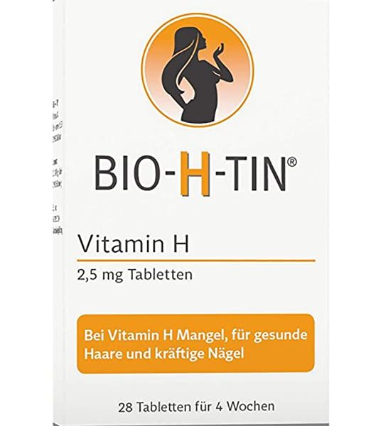 BIO H TIN Vitamin H 2.5mg für 4 Wochen  28 stk  (BIO H TIN Vitamina H 2,5 mg per 4 settimane 28 pz)