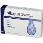 Sikapur Kieselsäure Softgel-Kapseln mit Biotin 30 stk  (Capsule softgel di silice Sikapur con biotina  30 pz)