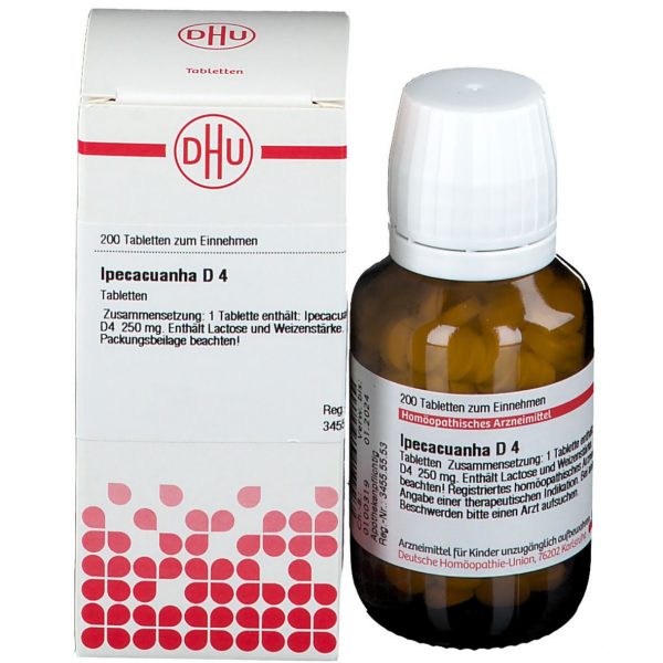 IPECACUANHA D4 200 COMPRESSE