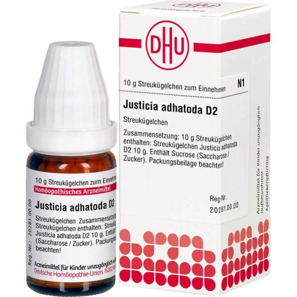 JUSTICIA ADHATODA D2 GLOBULI 10 G
