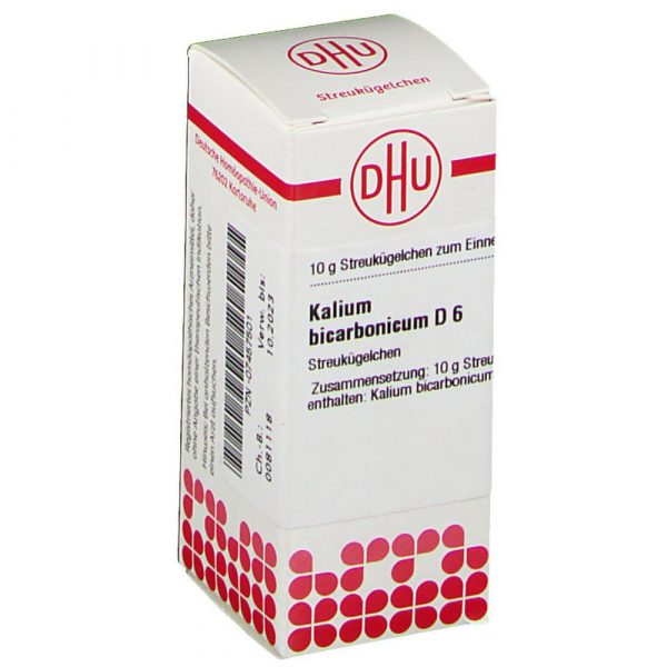 KALIUM BICARBONICUM D6 GLOBULI 10 G