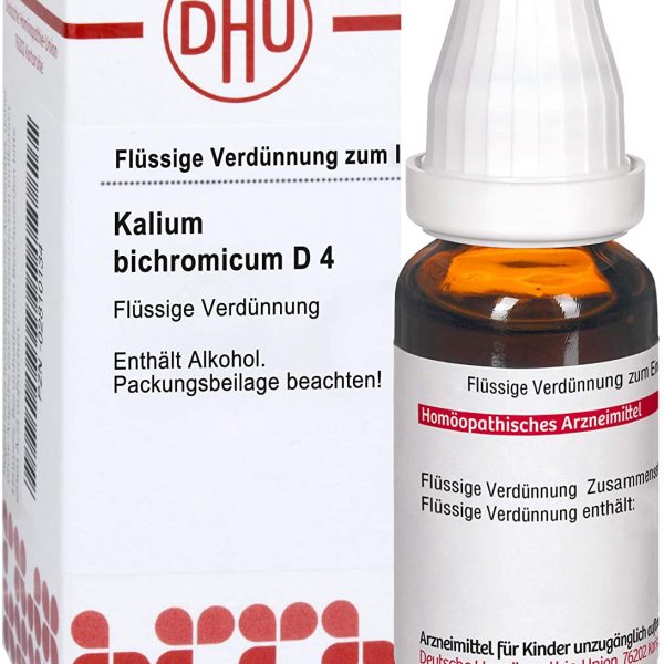 KALIUM BICHROMICUM D4 DILUIZIONE 20 ML