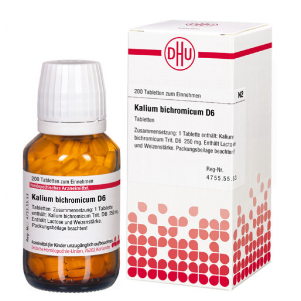 KALIUM BICHROMICUM D6 200 COMPRESSE