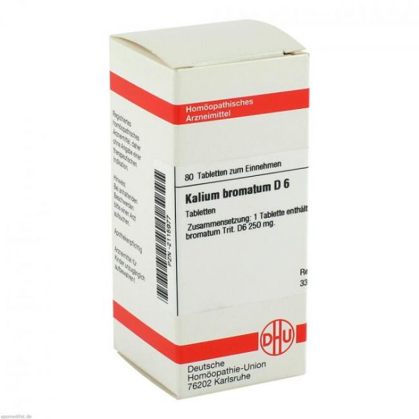 KALIUM BROMATUM D6 80 COMPRESSE