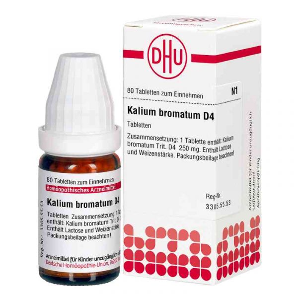 KALIUM BROMATUM D4 80 COMPRESSE